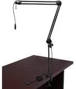Auray BAI-2X Two-Section Broadcast Arm with Internal Springs and Integrated XLR Cable -