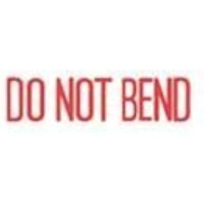 XStamper DO NOT BEND Stock Stamp
