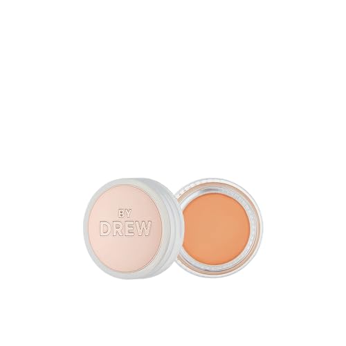 FLOWER Beauty By Drew Barrymore Chill Out Smoothing Color Correcting Cream - Conceals  Brightens Dark Circles - Hydrates  Moisturizes Skin - Makeup Infused With Vitamin E  Jojoba Medium Peach