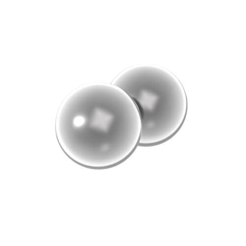 Large Sphere Magnet N42, 1.26 Dia-2 Pack Spherical Rare Earth Magnets, 1-14 Inch Super Strong Neodymium Ball Magnet for Fridge,Industrial,Research,Commercial,Magnetic Stud Finder