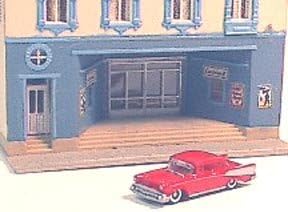 Miniature 1957 Chevy Bel Air automobile for use with N Scale