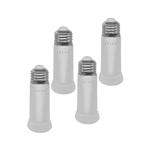 JOLUX Light Socket Extender, E26 to E26 Lamp Bulb Socket Extension, Standard Medium Screw Base Lamp Holder Adapter,4-Pack