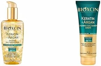 Bioxcin Keratin & Argan Onarıcı Saç Bakım Yağı 150 Ml - Yıpranmış Ve Hasar Görmüş Saçlar ve Bioxcin Keratin Argan Onarıcı Saç Bakım Kremi 250 ml Yıpranmış Ve Hasar Görmüş Saçlar
