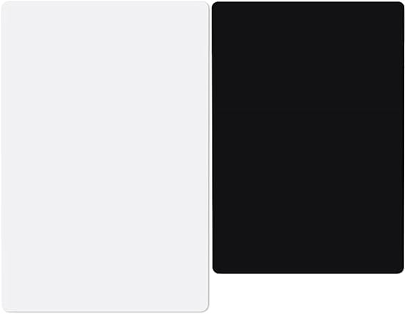 Gartful 2pcs Large Silicone Mat for Crafts, 35.4"x 23.6" x 0.07" & 27.5" x 19.6" x 0.06" Silicone Pad Jewelry Resin Casting Mold, Countertop Mat, Counter Table Protector, Placemat, Black + Translucent