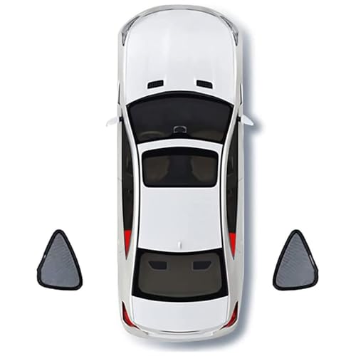 Car Side Window Sunshades for Nissan Old Yida 2010, Sun Protection Heat UV Foldable Triangular Rear Full Covers Interior Accessories Automotive,D