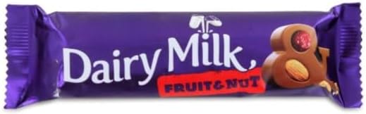 Dairy Milk Fruit & Nut 45g (Pack Of 24) "Deliciousness that brings a smile" For All Occasions