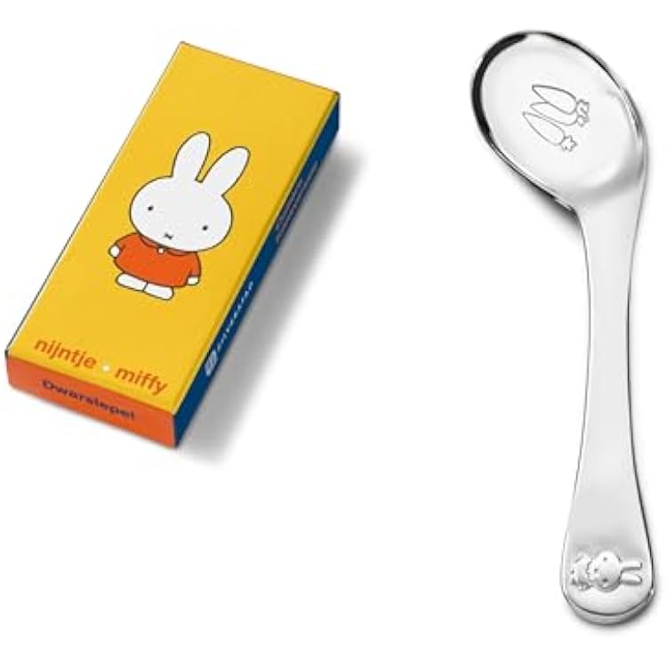 Zilverstad Side Spoon Miffy, Stainless Steel, Silver, 4 x 13.2 x 0.9 cm