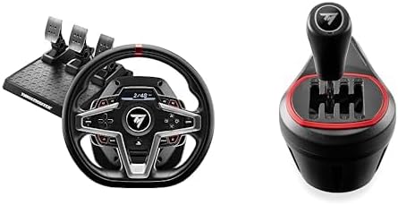 国内正規品Thrustmaster スラストマスター レーシングコントローラー T248 PS＋ TH8S Shifter Add-On レーシングシフターセット