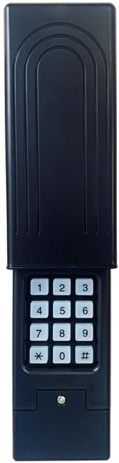 Keyless Entry KLIK2U, Compatible with Chamberlain LiftMaster Craftsman Genie Security +2.0 and More, Universal Garage Door Opener Keypad (Black)