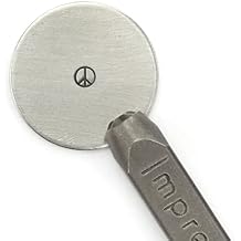 ImpressArt - Peace Sign Metal Stamp for DIY Projects Crafts & Trendy Handmade Jewelry Making (3mm)