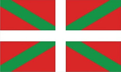 Perfectflags Basque Flag 5ft x 3ft Large - 100% Polyester - Metal Eyelets - Double Stitched