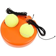 BESPORTBLE 1 Set Tennis Rebounder Training Equipment for Practice Swing Rhythm and Technique Includes Base and Balls for Outdoor Sports