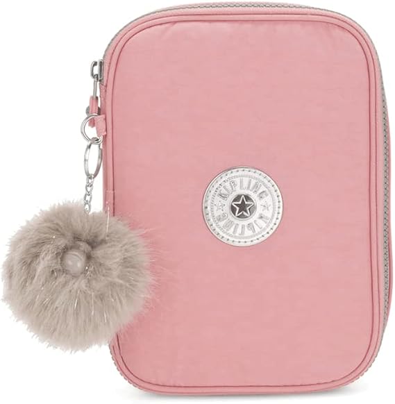 Kipling 100 PENS Large pencase, Pouches, Cases, Bridal Rose (Pink)