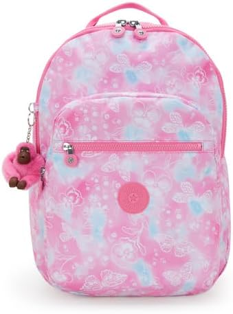 Kipling Women's Seoul 15" Laptop Backpack, Durable, Roomy with Padded Shoulder Straps, Built-In Protective Sleeve