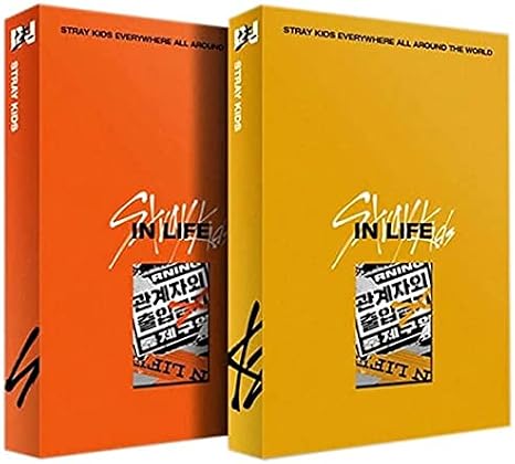 Stray Kids In/in Life 1st Album Repackage Normal 2 Version Set CD+72p PhotoBook+2p PhotoCard+1p Postcard+Message PhotoCard Set+Tracking Kpop Sealed