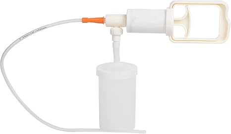 Manual Suction Pump Sputum Aspirator Slime Suction Pump Device Hand Respirator for Elderly People (Type A)