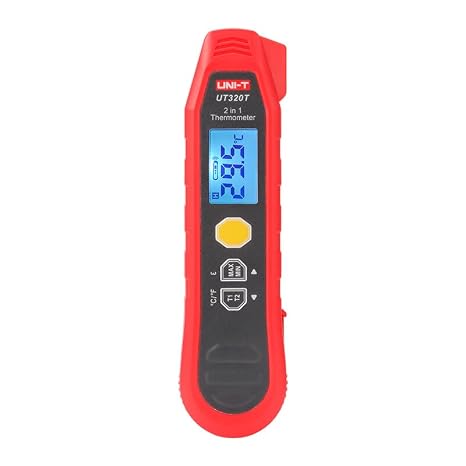 UNI-T UT320T 2-in-1 Thermometer 180 Collapsible probe infrared thermometer