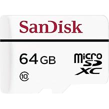 SanDisk High Endurance Video Monitoring Card with Adapter 64GB (SDSDQQ-064G-G46A), White
