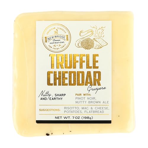 New Bridge Truffle Cheddar Gruyere, 7 oz, 12 Pack