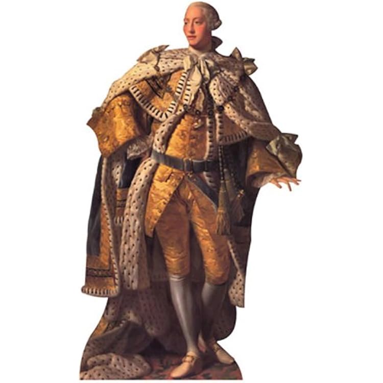 H65057 King George III Cardboard Cutout Standup