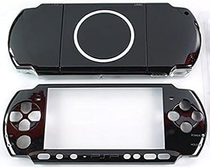 NEW Replacement PSP 3000 Console Full Housing Shell Cover with Button Screws Set -Black.