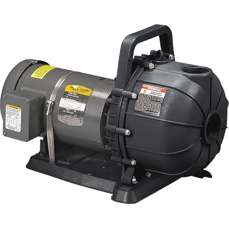 Pacer Pumps Electric Drive Centrifugal Pump- 6,600 GPH 2in Ports 2 HP 3-Phase