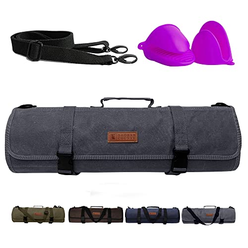 Knife Roll Bag Grey