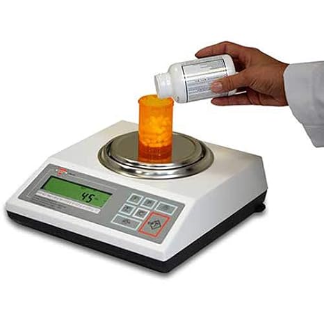 NTEP Digital Pharmacy Pill Counting Scale 320g x 0.001g 4-11/16" Dia. Platform, DRX-4C2-320