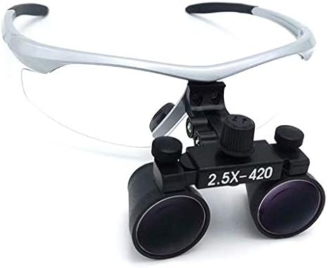 2.5x420mm Loupes Loupe Magnifier DY-101 Silver
