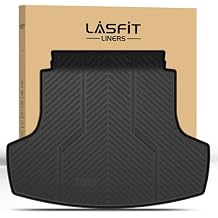 LASFIT Cargo Mat for Hyundai Sonata 2026 2025 2024 2023 2022 2021 2020 / Kia K5 2021-2026, All Weather TPE Custom Fit Car Trunk Mats Cargo Liners Accessories, Black