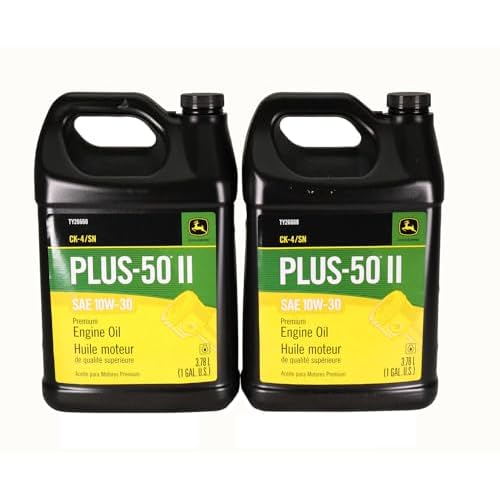 John Deere Original Equipment 2 GALLONS Plus-50 II SAE 10W-30 Engine Oil - TY26668