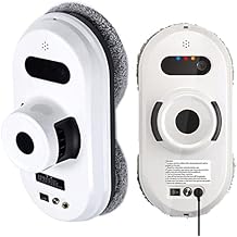 Robot Window Cleaner, Smart Glass Cleaning Robotic Technology Remote, Powered Washer for Table High Windows Ceiling Magnetic