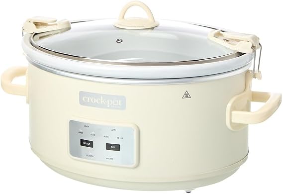 Crockpot 7Qt Cook & Carry Programmable Slow Cooker With Carry Bag