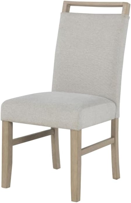 D1321DC Light Gray Wood Finish Extra Padded Dining chair