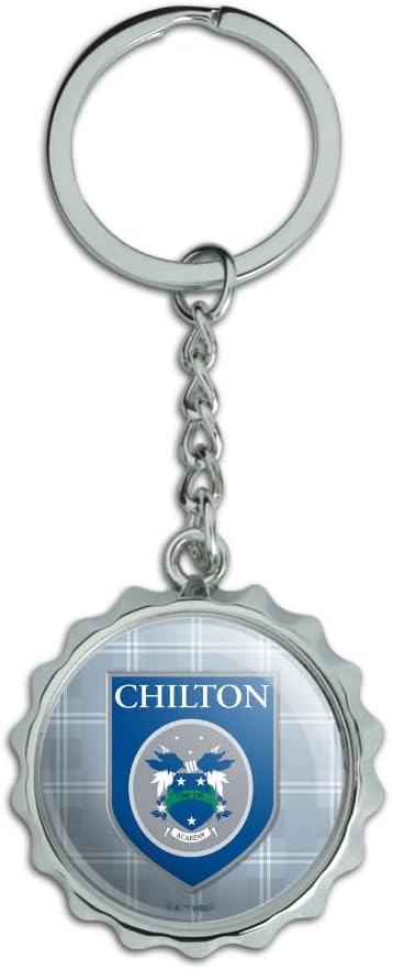 GRAPHICS & MORE Gilmore Girls Chilton Academy Badge Keychain Chrome Plated Metal Pop Cap Bottle Opener
