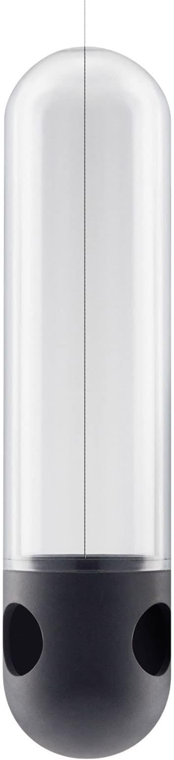 Eva Solo EV571043 Tube Bird Feeder Station With Hangers 650 ml Transparent/Black