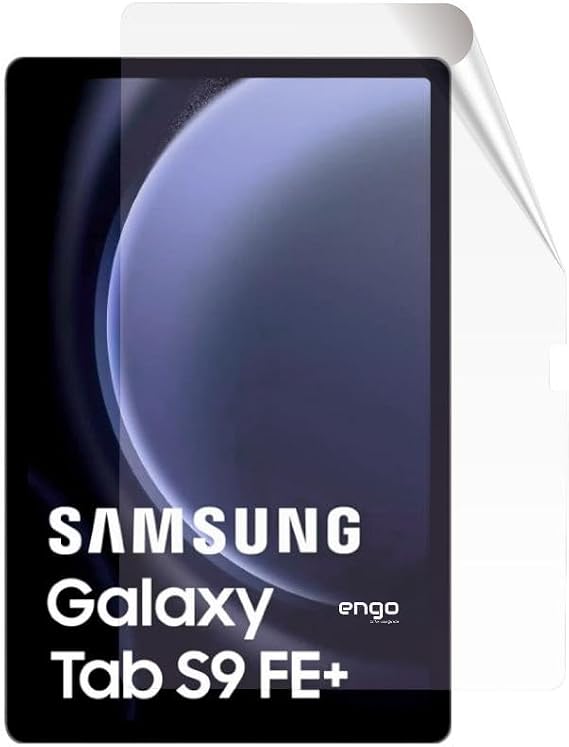 Engo Samsung Galaxy Tab S9 Fe Plus İle Uyumlu Paperfeel Ekran Koruyucu Kağıt Hissi Veren Dokulu Mat Yüzey, S Pen Kullanımı, Not Alma Ve Çizim İçin