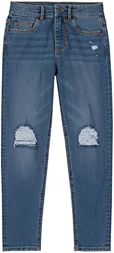 HUDSON Girls Mom Fit Stretch Denim Jean