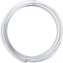 PureWater Filters 1/4" Water Line Tubing - 10 Feet Long, Compatible with Plumbable Single-Serve Brewer Hookups, Refrigerators, Ice Makers - White