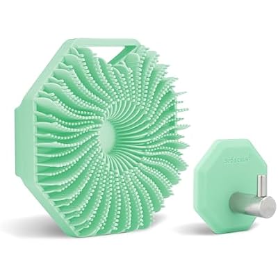 Sud Scrub Body Scrubber  Shower Hook Set Mint