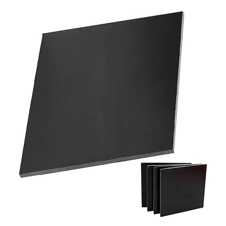 Black Fibreglass Plate Sheet, 1pcs G10 Epoxy Glass Fiber FR4 3D for Antistatic Carbon Fiber Board Plate ,(100MM x 100MMx1mm)