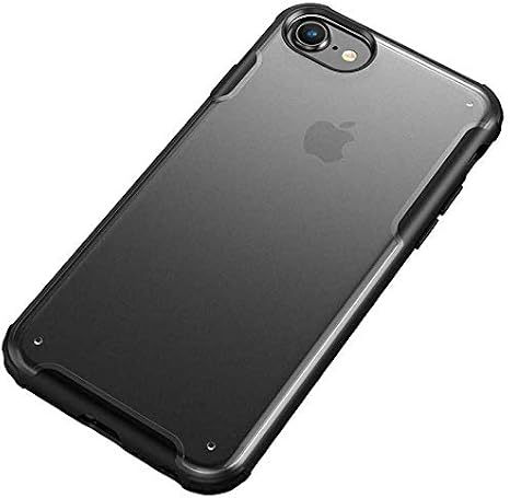 Spia Apple iPhone SE 2020-2022 ile uyumlu Kılıf Siyah Vulga Sert Kapak Orijinal Esnek İnce Geliştirilmiş Dayanıklı Darbe Karşıtı Koruyucu Yeni Nesil Tasarım (Apple iPhone SE 2020, Siyah)