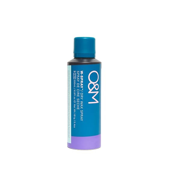 O&M W-Spray Dry Wax Spray for Women, Volumizing Hairspray Texture Mist, Flexible Hold Styling Product, Non-Greasy Finishing Wax, Dry Texturizer with Goji Avocado Lilly Pilly Extracts, 200ml | Goji, Avocado, Lilly Pilly Extracts, Volumizing Texture Mist, Non-Greasy Finishing Wax, Dry Texturizer