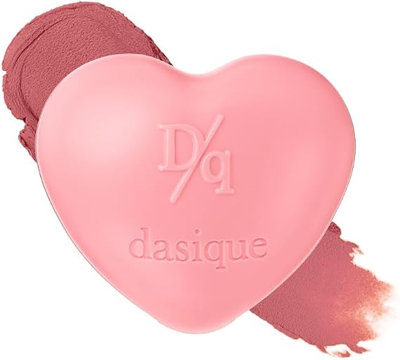 Dasique Souffle Colour Pot 08 Roasting Fig - Cream Blush & Blush with Natural Matte Finish, 2-in-1 Lip and Cheek Blush, Long-Lasting & Multi-Use, K Beauty Makeup, Korean Make Up