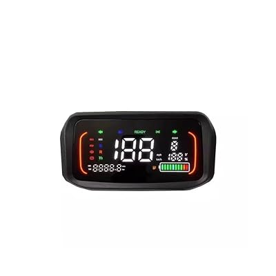 Odometer Digital Tachometer Motorcycle Colorful Display Lithium Battery 1-LIN Communication 48V 60V 72V 96V 108V for VOTOL DN7 Fardriver Controller