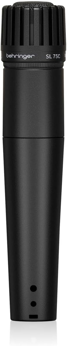 Behringer Dynamic Microphone Cardioid Carrying Case with Microphone Stand Adapter SL 75C Black