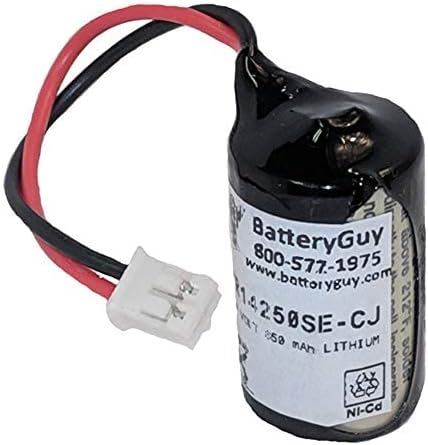 BatteryGuy CR14250SE-CJ Replacement 3.0V 850mAh Lithium Battery Brand Equivalent
