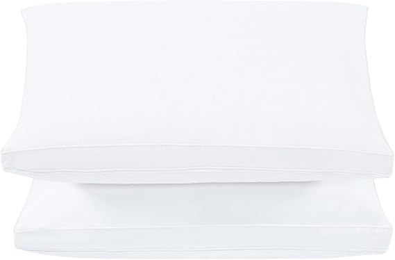 DOWNLITE 3-in-1 Adjustable White Goose Down Pillow - King Size, 20 x 36 - Hypoallergenic Cotton Fabric, Firm, Medium or Soft Density Options to Suit All Sleepers - Machine Washable/Dryable