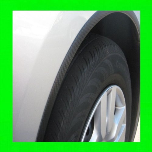 fits 1997-2002 Mitsubishi Montero Carbon Fiber Wheel WellFender Trim MOLDINGS 4PC 1998 1999 2000 2001 97 98 99 00 01 02