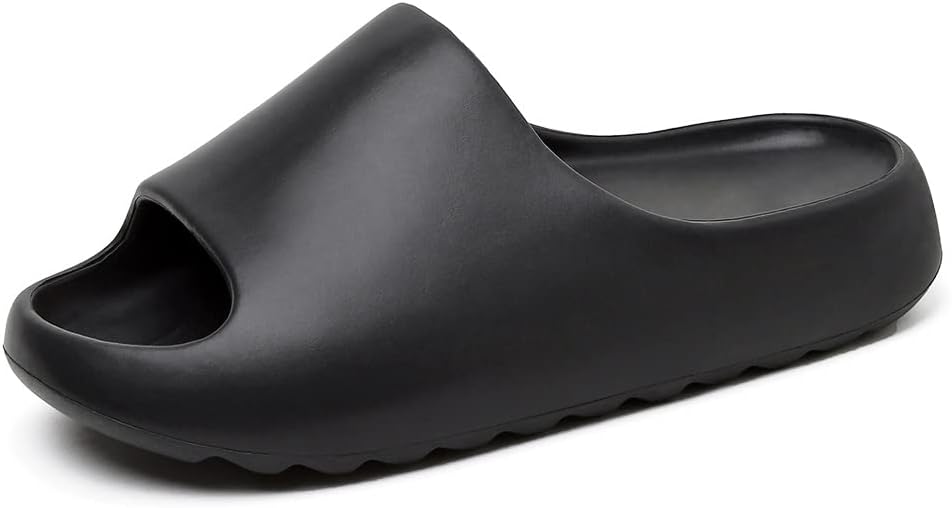 Cloud Slides for Men and Women, Non-Slip Platform Shower Slippers